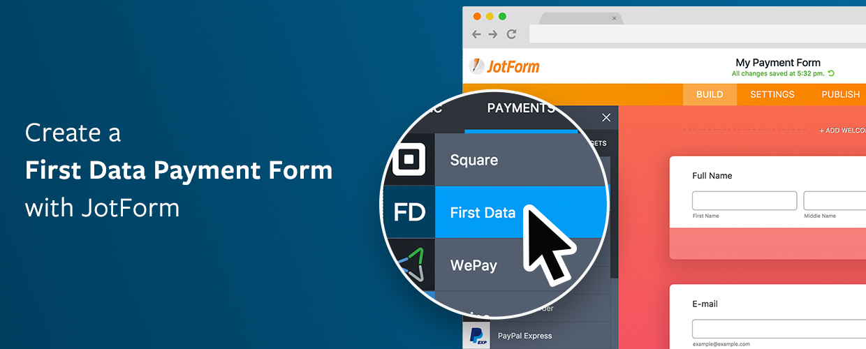 first data jotform